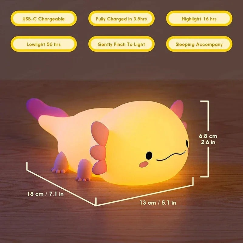 Veilleuse bébé - Axolotl