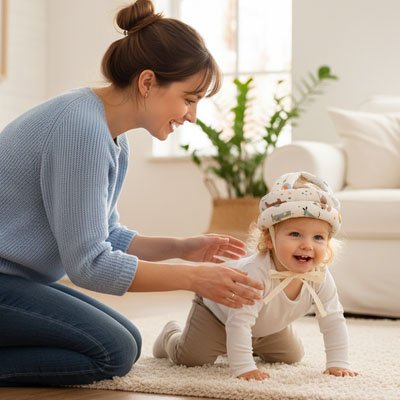 Casque bebe de protection