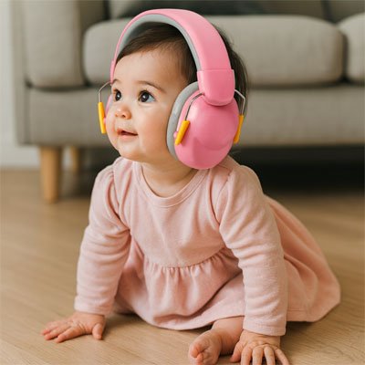 Casque anti bruit bébé | Protection Confort