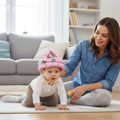Casque bebe de protection
