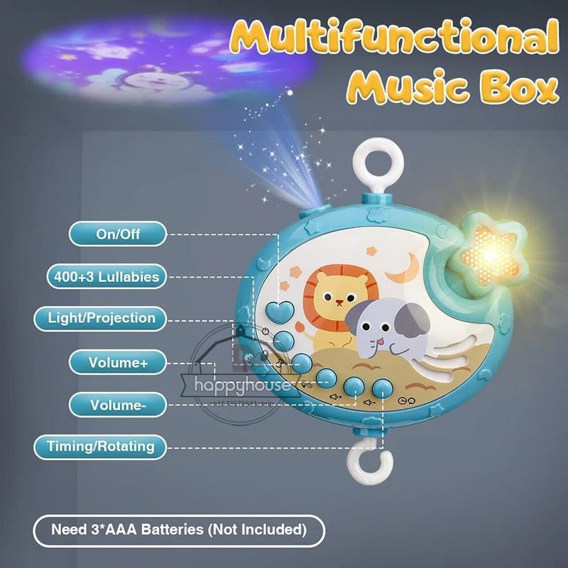 Veilleuse bébé mobile et musicale - Bons Plans Pour Bébé